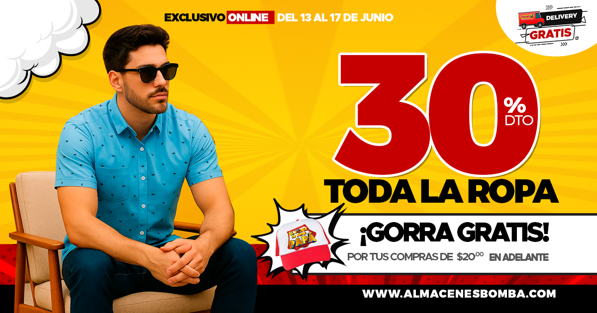 PROMO DEL 30% DESCUENTO