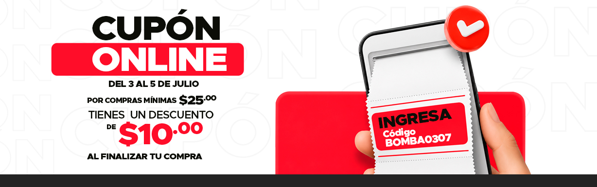 CUPON  DEL 3 AL 5 DE JULIO