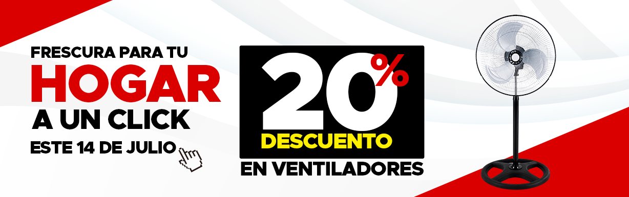 20%  en ventiladores