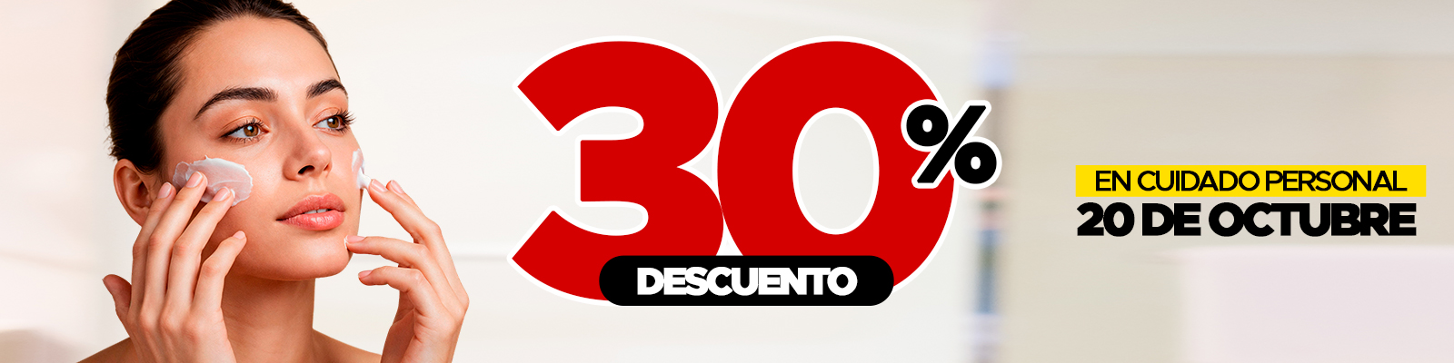 30% en  cuidado personal