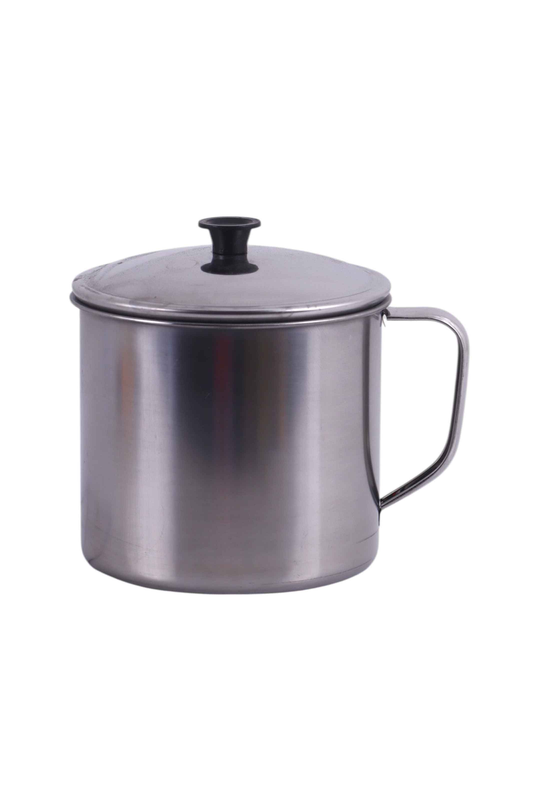 Pichel aluminio con tapadera